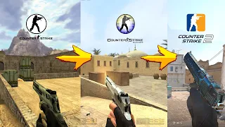 ASI SONABAN LAS PISTOLAS EN COUNTER STRIKE A LO LARGO DE LOS AÑOS!!