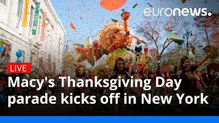 Macy’s Thanksgiving Day parade kicks off in New York