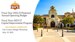 Temecula City Council Budget Workshop - May 19, 2022