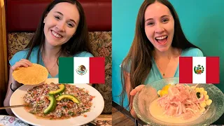 Ceviche, Peru vs Mexico