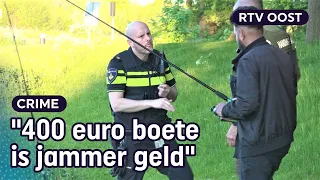 Grote politiecontrole onder sportvissers: meekijken met de politie | RTV Oost