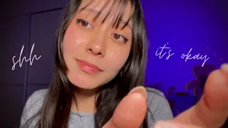 ASMR caring friend comforts you 💜 (shh it's okay, positive affirmations)