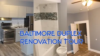 BALTIMORE MD I Baltimore Duplex Completed Rehab I BRRRR