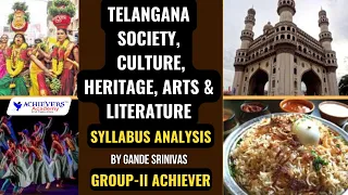 Telangana Society, Culture, Heritage, Arts & Literature | TSPSC Group 1, Group 2 Syllabus