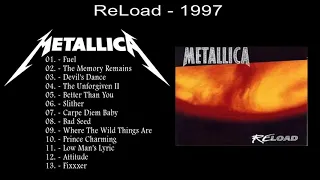 Metallica || Reload 1997Full Album (HQ)