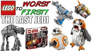 LEGO Worst To First | All LEGO Star Wars The Last Jedi Sets!