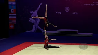 Great Britain 2 (GBR) - 2021 Acrobatic Worlds, Geneva (SUI) Combined  Mixed Pair