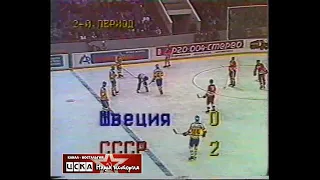 1987 USSR-2 - Sweden-2 4-0 Hockey. Tournament for the prize of the newspaper "Leningradskaya Pravda"