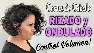 Cortes de Cabello para Pelo RIZADO y ONDULADO ➿ | CONTROLA y DEFINE tus RIZOS |Control Volumen