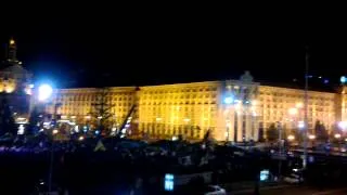 Разгон Евромайдана утром 30.11.13 ч.1