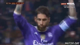 Sergio Ramos Celebrates Own Goal