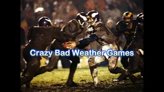 Crazy Bad Weather NFL Game Highlights(1977 And 1978)