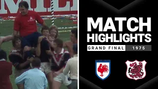 Roosters v Dragons Grand Final, 1975 | Classic Match Highlights