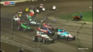 HIGHLIGHTS: Kokomo Speedway | USAC NOS Energy Drink Indiana Sprint Week | July 26, 2022