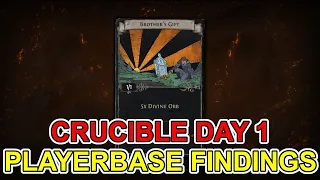 POE 3.21 Crucible Findings Day 1 - Div Card Drop Locations - Biggest Launch Ever - Path Of Exile