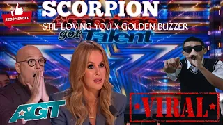 Golden Buzzer : All the Judges Cried when the Filifino participant sang the Scorpion song so Amazing