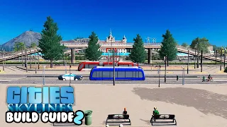 The BEST Early Game Transit Hub In Cities Skylines! | 25 Tile Build Guide