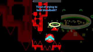 Bloodbath’s secret way! Geometry dash