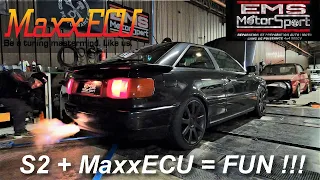 Audi S2 + MaxxECU = Du FUN !!!     ( Tuto montage MaxxECU plug&play + carto )
