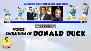 Voice Evolution of DONALD DUCK - 85 Years Compared & Explained | CARTOON EVOLUTION