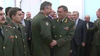 Valery Gerasimov, who headed the General staff, says goodbye to the Central military district