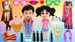 Vir the robot boy ki saddi emli ke sath Funny Makeup video