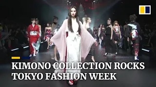 Yoshiki opens Tokyo Fashion Week with rock 'n' roll kimono collection