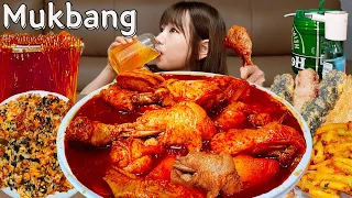 🍗엽기닭볶음탕,오돌뼈밥,계란찜,모듬튀김🥘쏘맥에 핵꿀조합! 오돌뼈밥에 닭도리탕 소주 먹방 CHICKENSOUP MUKBANG ASMR EATINGSHOW REALSOUND 한식 요리