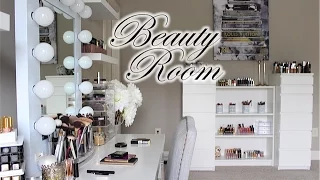 Beauty Room Tour + Makeup Collection!
