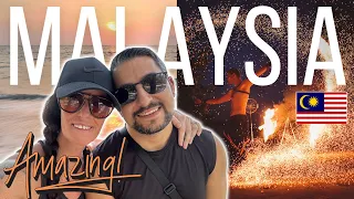 Is THIS MALAYSIA or MIAMI!? 🇲🇾 PANTAI Cenang Beach in LANGKAWI at night! Malaysia Travel Vlog