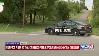 Oklahoma City police shoot suspect who allegedly fired at OKCPD helicopter