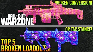 WARZONE: Top 5 MOST BROKEN META LOADOUTS After Update! (WARZONE META)