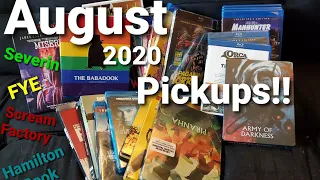 Blu-ray and DVD Monthly Pickups- August 2020