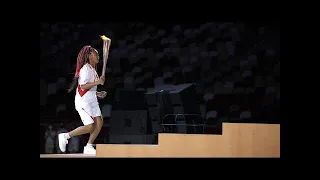 Naomi Osaka Lights up Tokyo Olympics Cauldron 2021