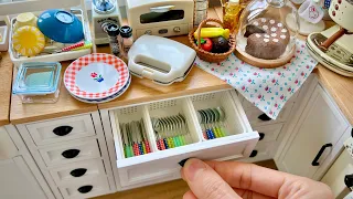 Best Mini Toy Breakfast | Re-Ment Mini Kitchen | Food Miniature Cooking | Dollhouse Kitchen Play Set