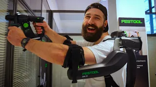 UNBOXING and PREVIEW TEST of the new Festool ExoActive ESOSCHELETER