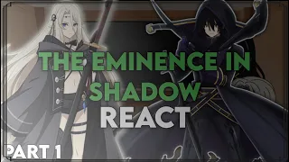 The Eminence In Shadow React To Shadow/Cid || Part 1 || The Eminence In Shadow // Eng/Ru