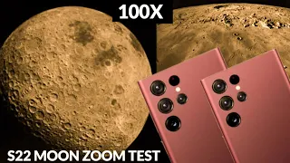 Samsung Galaxy S22 Ultra - Zoom Test - THE MOON IN YOUR HANDS