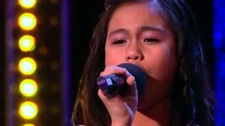 Little Arisxandra singing 'One Night Only' on Britain's Got Talent 2013