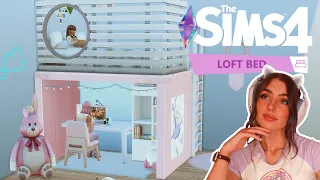 Windowed Loft Bed │ Pack and No Pack Version │ Sims 4  │ No CC │ Building Tutorial