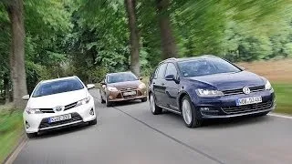 Toyota Auris vs. VW Golf & Ford Focus