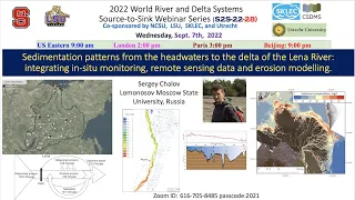 S2S22-28 Sedimentation patterns from the headwaters to the delta of the Lena River (Sergey Chalov)