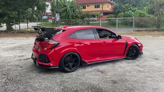 Honda Civic FK8 Type R Vtec Turbo Exhaust Sound 🔥🔥🔥