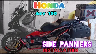 Honda ADV 150 Side Panniers | Duhan Side Bag | Top box bracket