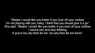 The 1975   If You’re Too Shy Let Me Know Lyrics Video