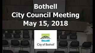 May 15, 2018 Bothell City Council Meeting