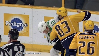 Radek Faksa vs Vernon Fiddler Feb 12, 2017