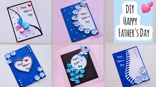 5 DIY Father's Day greeting cards/Easy and Beautiful card | ทำการ์ดวันพ่อ 5 แบบน่ารักๆ