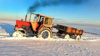 Winter test ❄💨🚜 Tractor UTB 643 4x4 & UTB 650