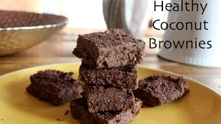 Healthy Chocolate Brownies with Coconut Flour